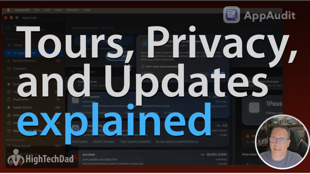 AppAudit - Tours, privacy, and updates