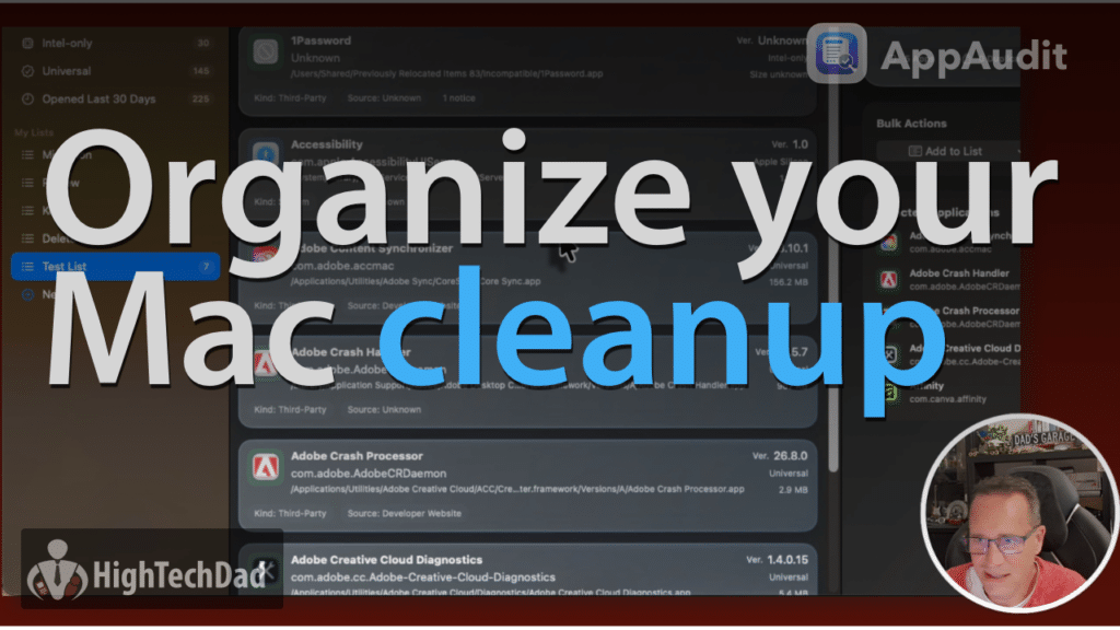 AppAudit - organize your Mac cleanup