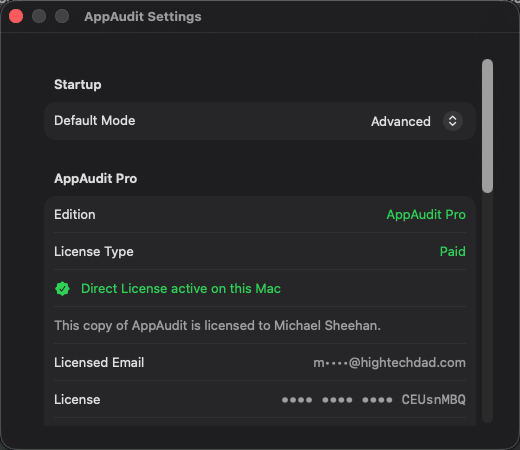 AppAudit Advanced - Pro License